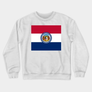 Missouri flag. USA Crewneck Sweatshirt